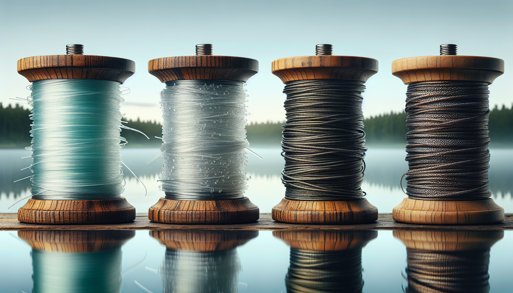 Different types of fishing lines