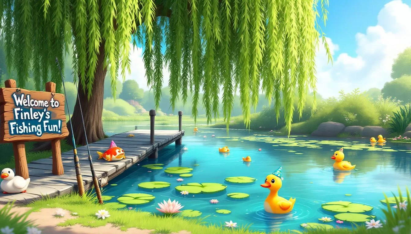 A serene fishing spot ideal for beginners to catch fish.