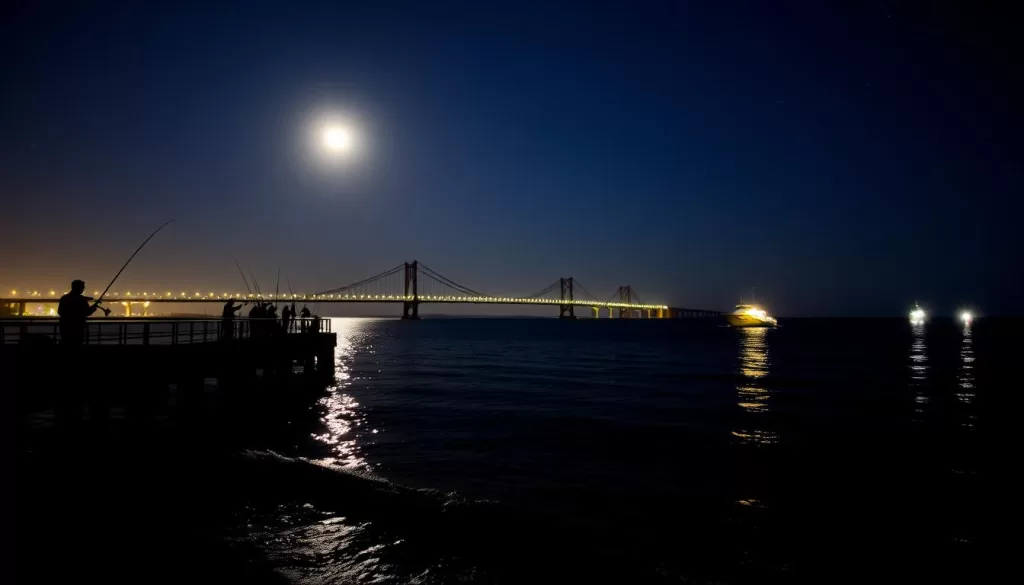 Skyway Bridge Fishing Pier night fishing spots