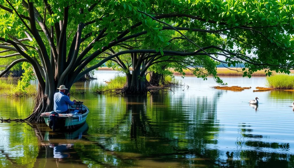 mangrove fishing techniques